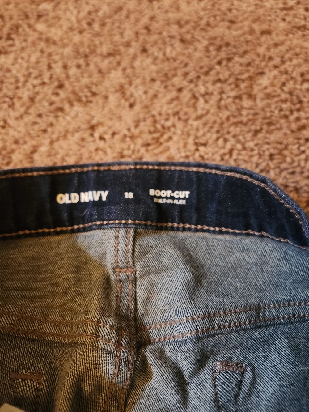 Old Navy Boys Size 18 Bootcut Jeans